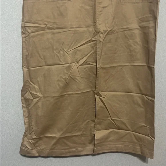 a new day Tan Maxi Skirt with Front Slit - Picture 3 of 8